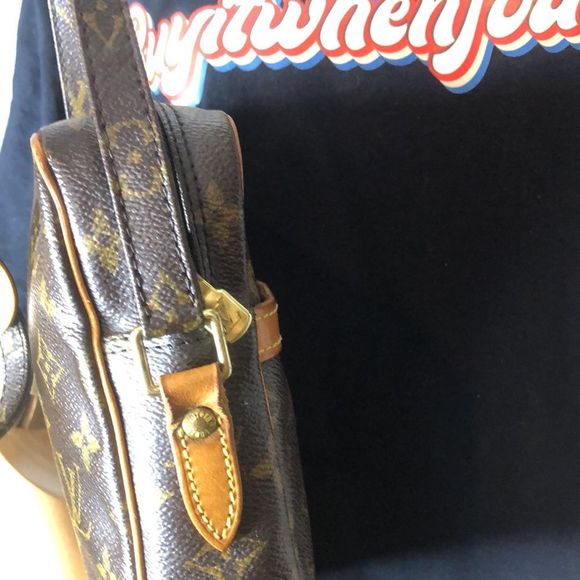 LOUIS VUITTON DANUBE PM Monogram Crossbody Shoulder Bag SL0919 with LV Dust Bag - Picture 5 of 17